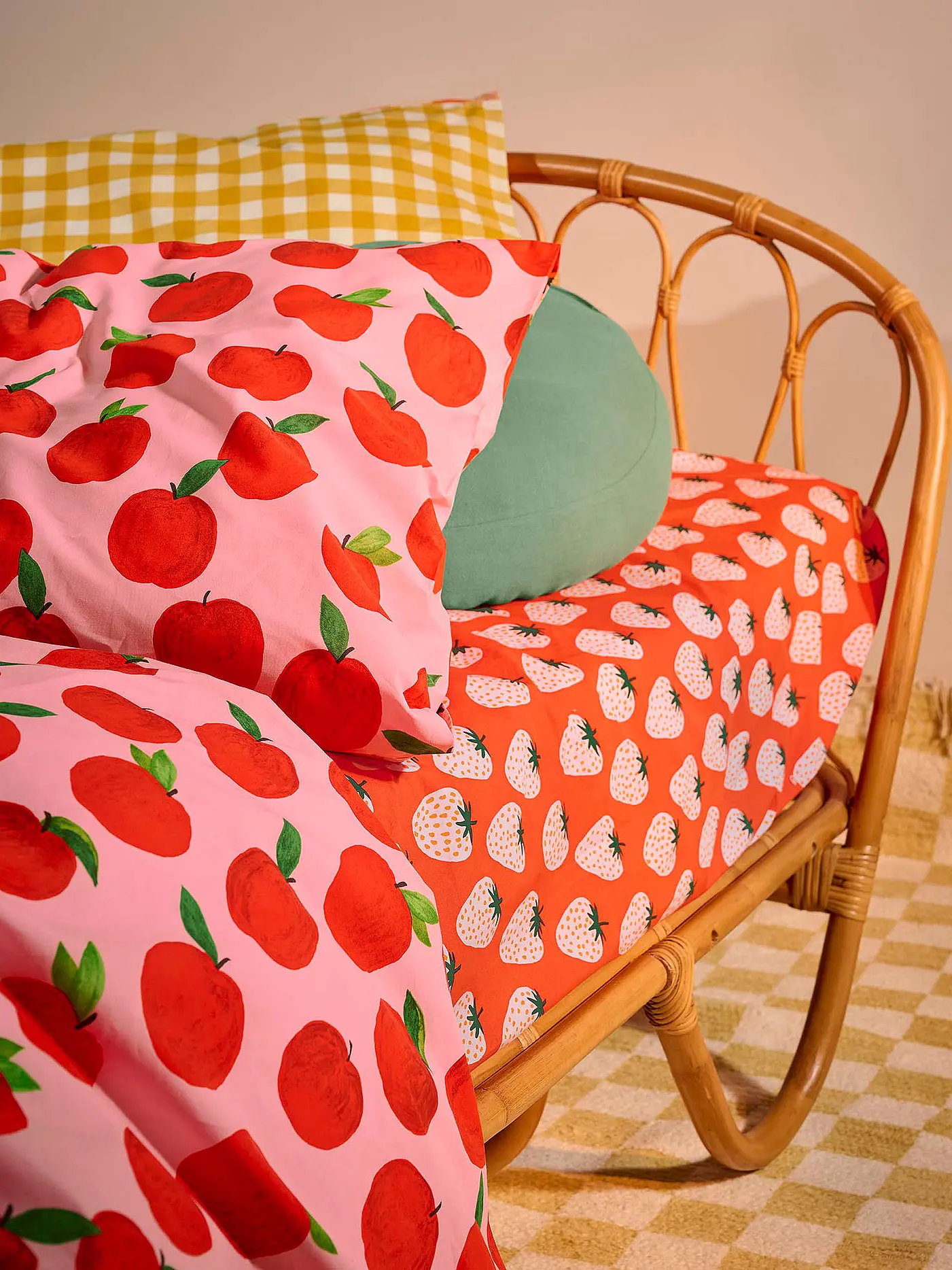ESSENZA | Perkal Bettwäsche VITAMIN BOOST 70x90cm/140x200cm Rose | 
